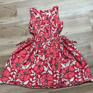 Zara Girls Floral Cut Out Dress size 6